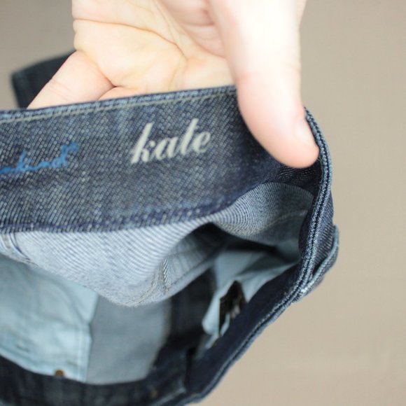 7 For All Mankind Kate Straight Leg Jeans Size 31 - Picture 9 of 9